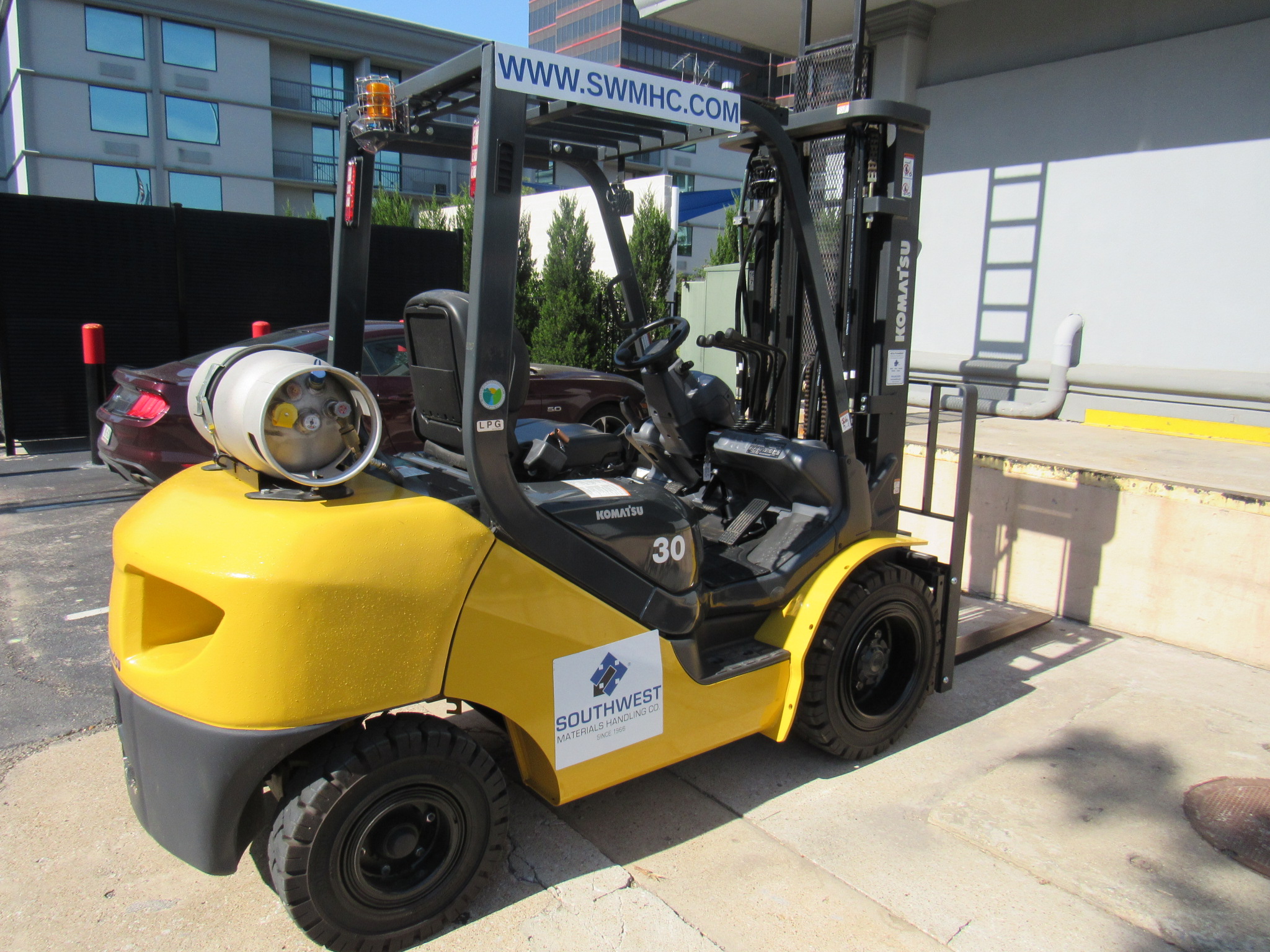 Catholic Charities Forklift Donation 1