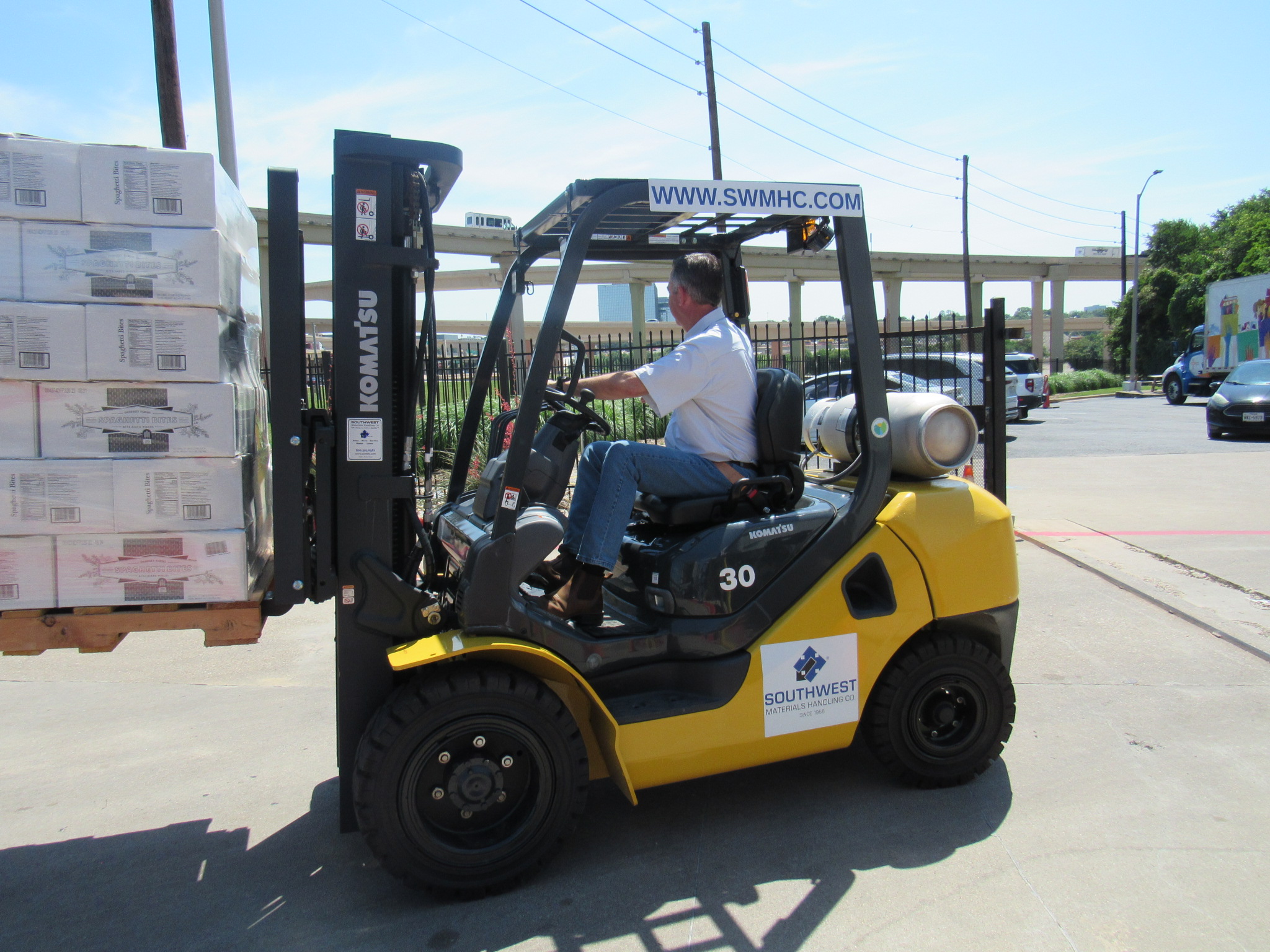 Catholic Charities Forklift Donation 3